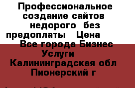 Профессиональное создание сайтов, недорого, без предоплаты › Цена ­ 4 500 - Все города Бизнес » Услуги   . Калининградская обл.,Пионерский г.